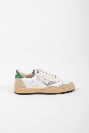 2b12 Sneakers Laccio Retro Verde Bianco Bambino