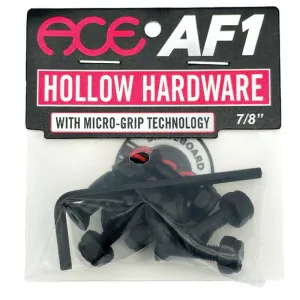 Ace 7/8" Hollow Bolts w/ Grippers Allen Skateboard Hardware