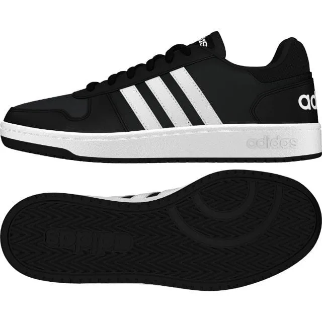 Adidas Hoops 2.0 Men Lifestyle Shoes Black B44699