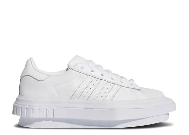 Adidas IVY PARK X WMNS SUPERSTAR PLATFORM 'TRIPLE WHITE' sneakers, white