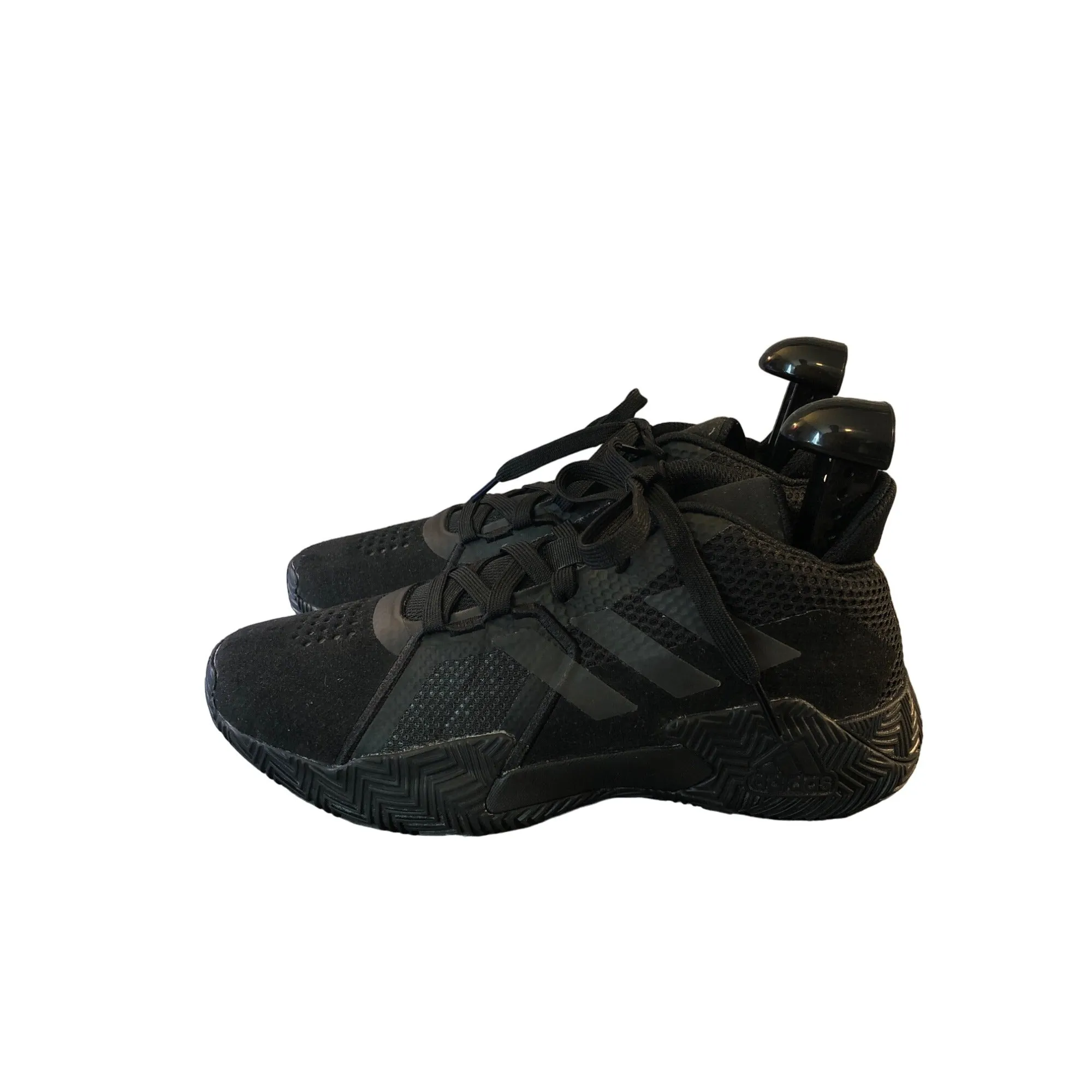 Adidas Mens Court Vision 2 Grade School Boys' Basketball Shoe "Core Black" Size 6 Pre-Owned