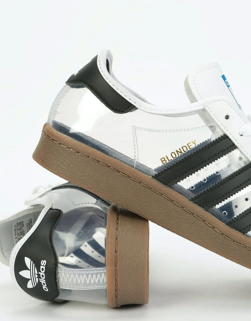 adidas Superstar 80s x Blondey Skate Shoes - White/Black/Gum