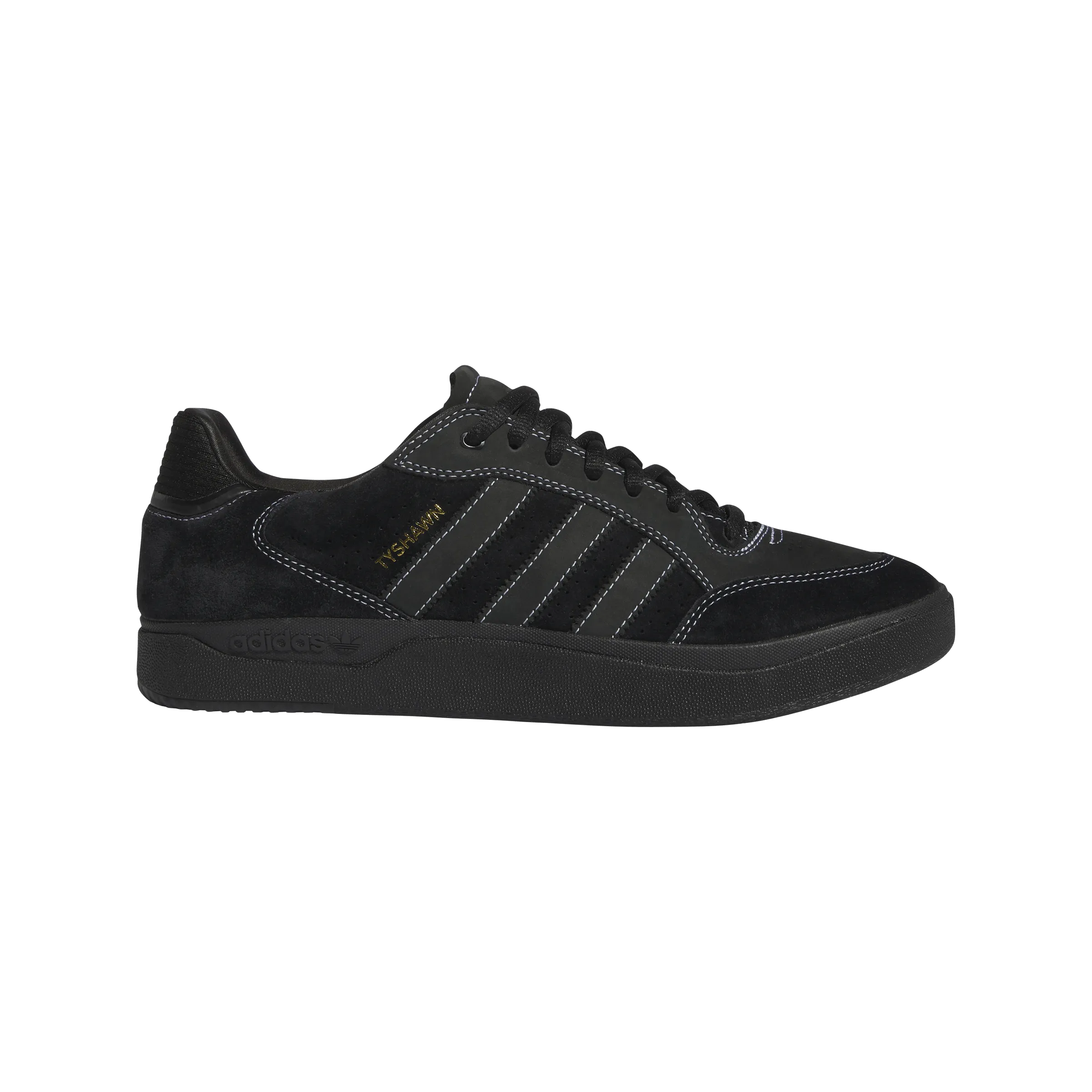 ADIDAS Tyshawn Low Shoes Core Black/Cloud White/Gold Metallic