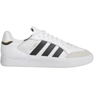 Adidas Tyshawn Low Skateboard Shoe - White/Core Black/Gold Metallic