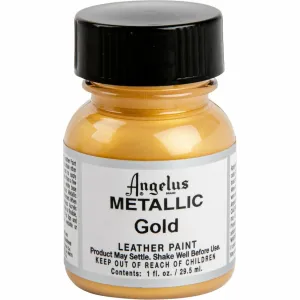 Angelus Acrylic Paint Gold #072 29Ml Use On Leather, Vinyl Or Fabric