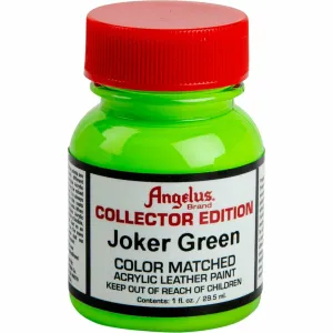 Angelus Collectors Edition Acrylic Paint 2 Joker Green 29Ml For Leather, Vinyl, Fabric