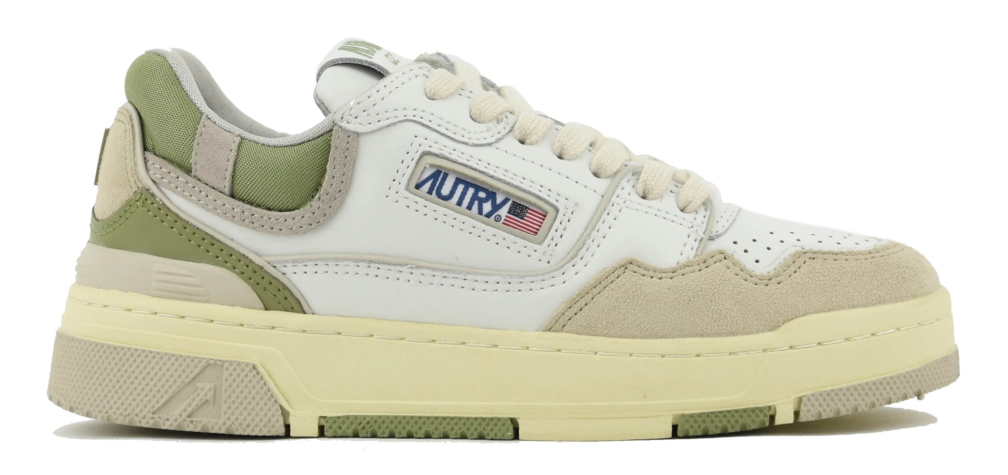 AUTRY CLC LOWTOP SNEAKER SAGE WHITE