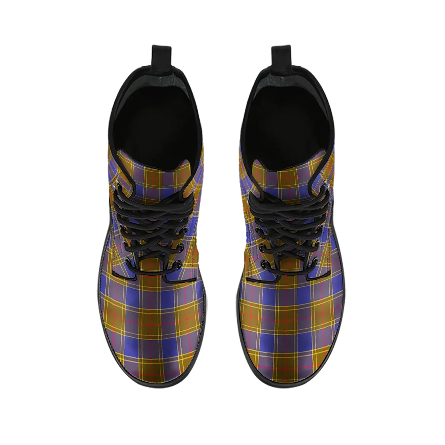 Balfour Tartan Leather Boots