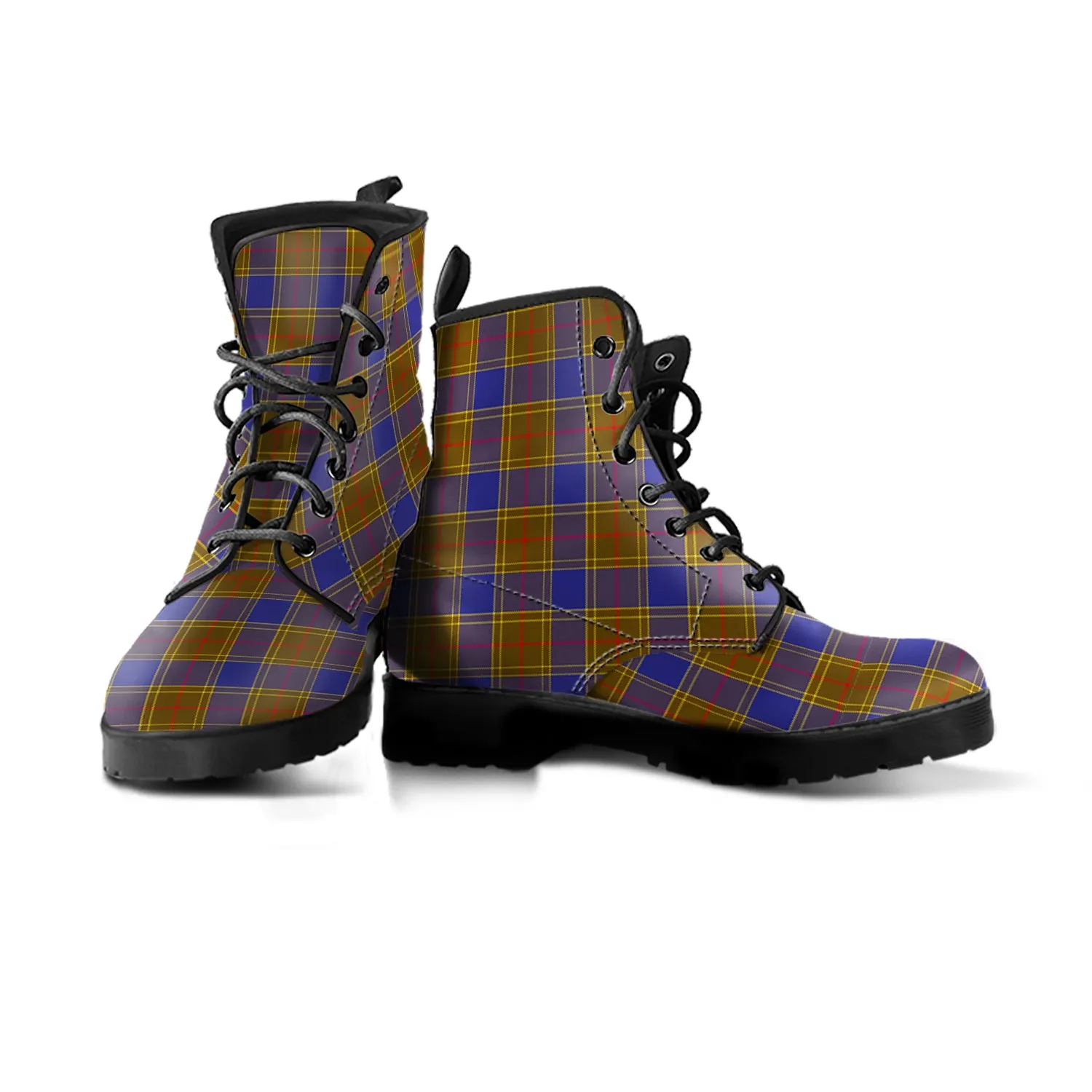 Balfour Tartan Leather Boots