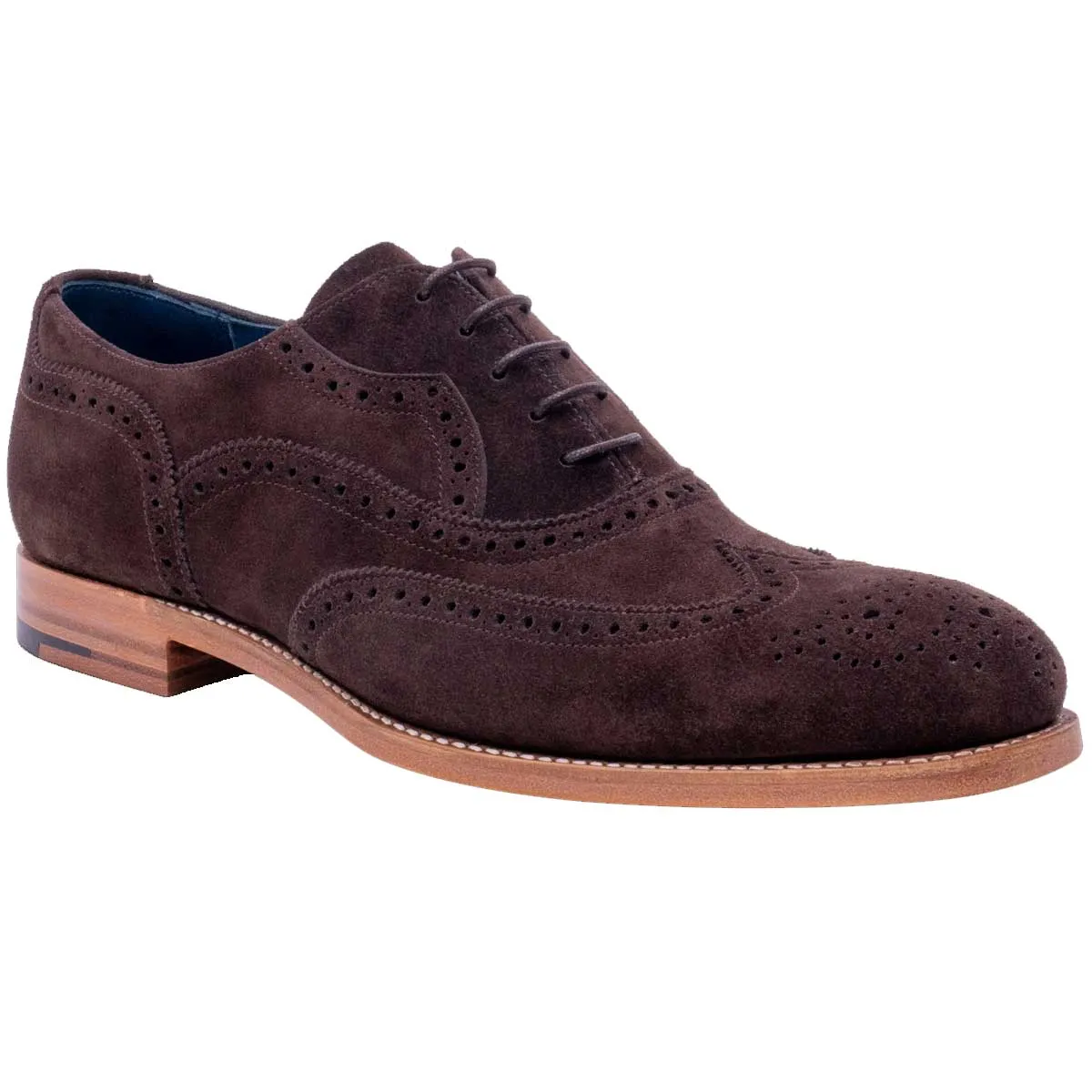 BARKER Bladen Shoes - Mens - Bitta Choc Suede