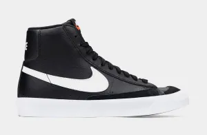 Blazer Mid 77 Vintage Grade School Lifestyle Shoes (Black)