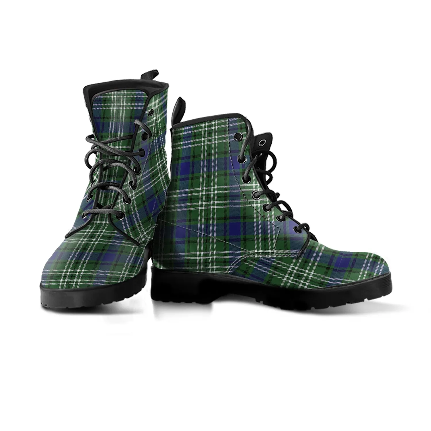 Blyth Tartan Leather Boots