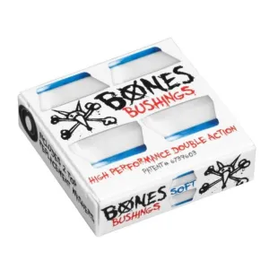 Bones Bushings Soft White Skateboard Full Set