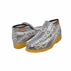 British Walkers BWB Men's Gray Snake Skin Leather