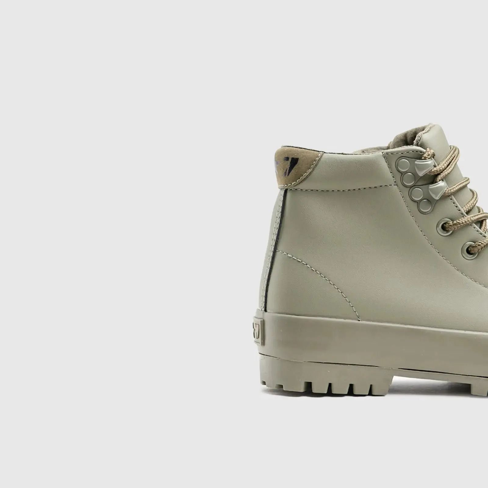 Caprio Statement Sneaker Boots Olive