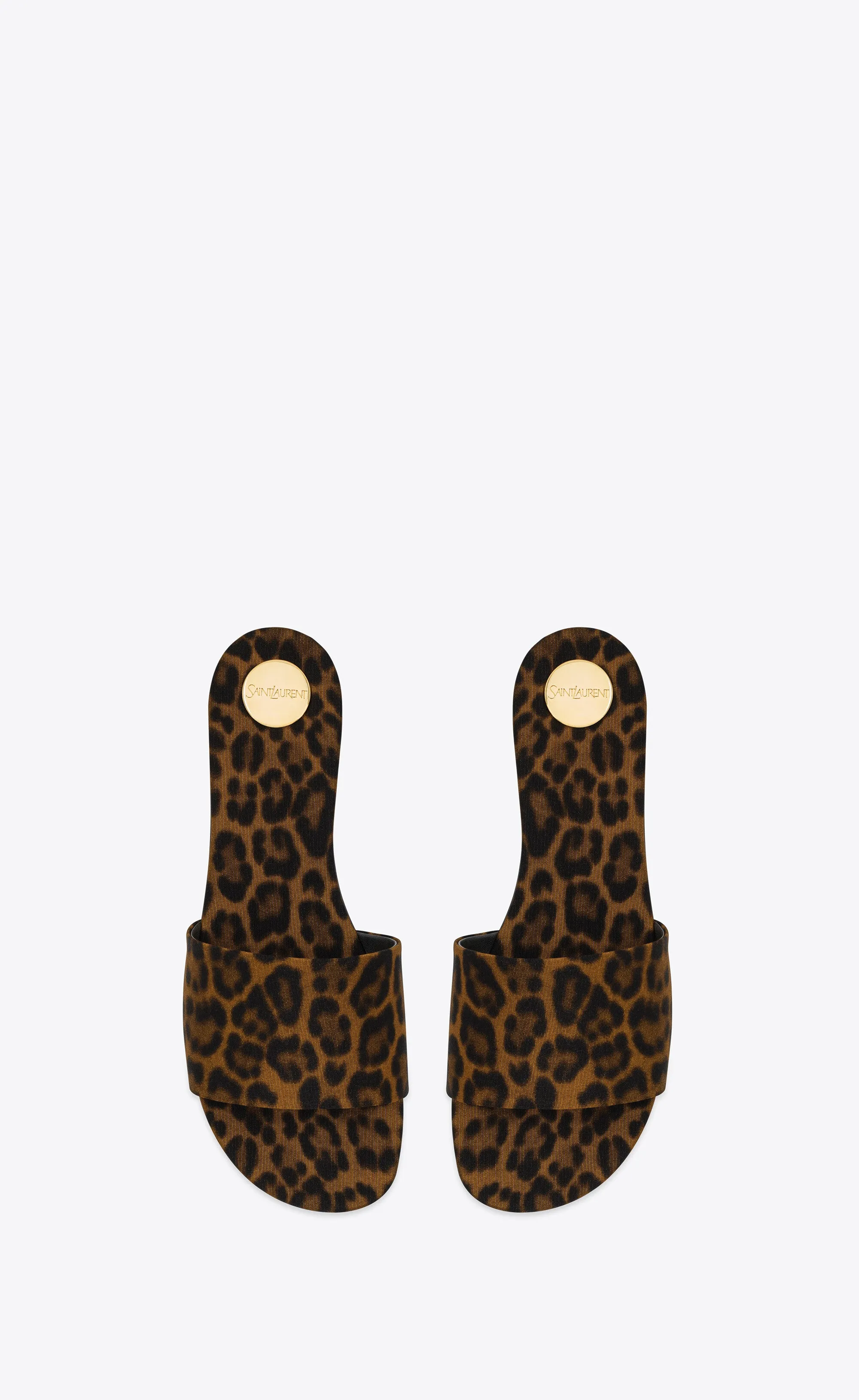 Carlyle Slides In Leopard Grosgrain