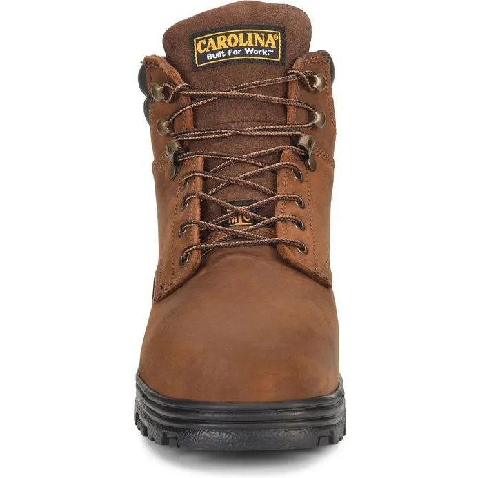 Carolina Men's Foreman 6" Steel Toe WP Metguard Work Boot -Brown- CA3527