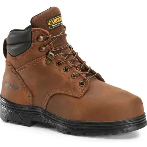 Carolina Men's Foreman 6" Steel Toe WP Metguard Work Boot -Brown- CA3527