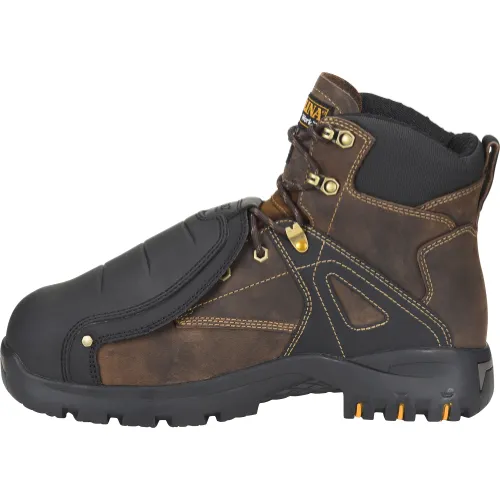 Carolina Men’s Miter 6” Comp Toe WP Metguard Work Boot Brown - CA5586