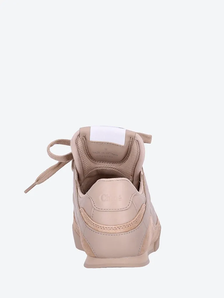 Chloe kick leather  sneakers