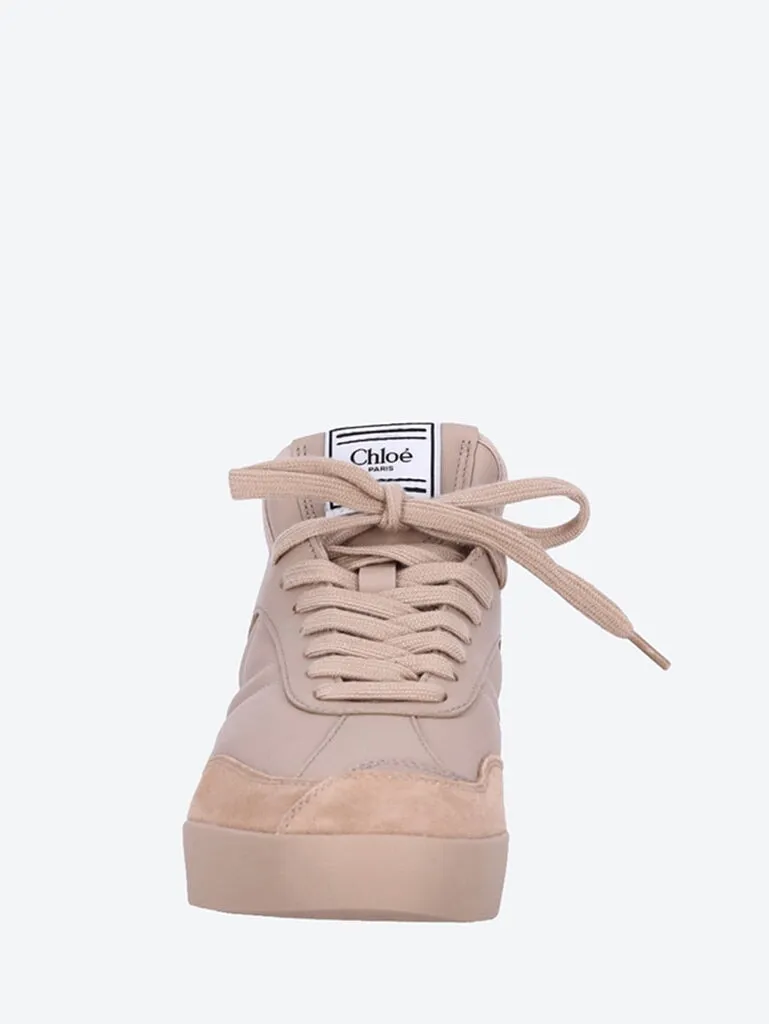 Chloe kick leather  sneakers