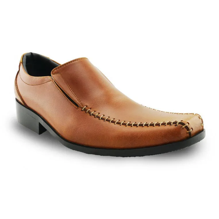 City Oxford Executive Flat Thread Classy Oil Tanned Toffee Tan