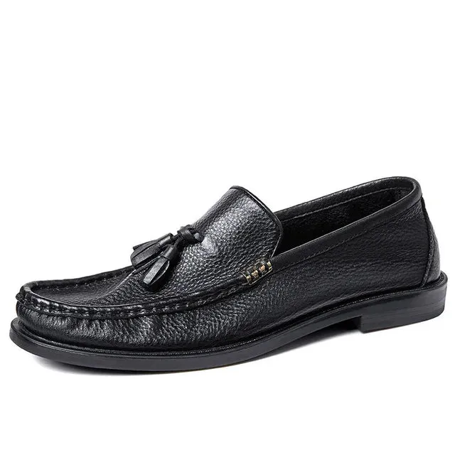 Classic Soft Cowhide Leather Loafers