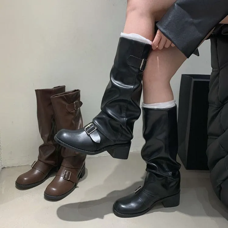 Classic Wide Calf Tube Boots