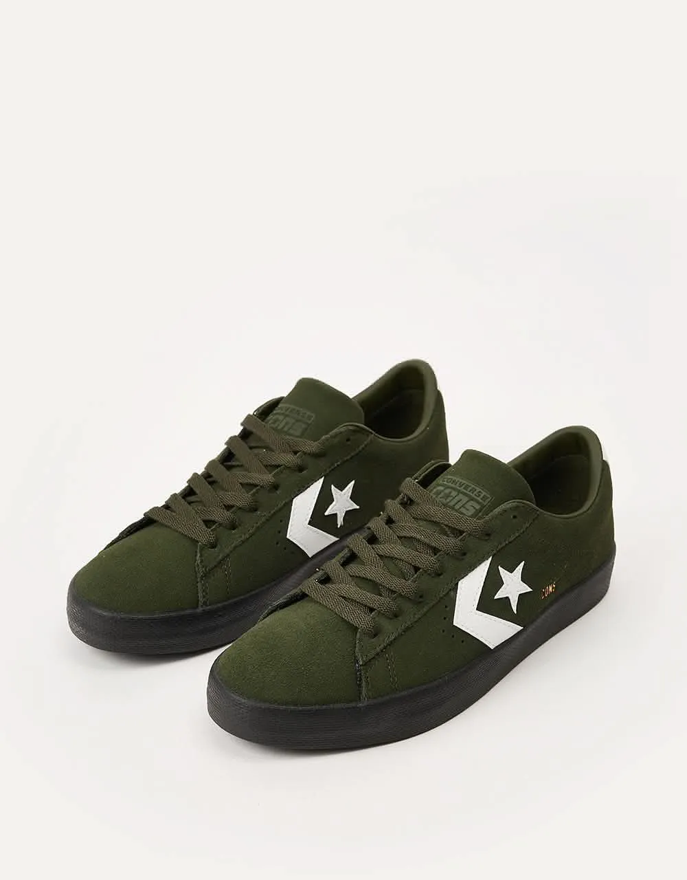 Converse PL Vulc Pro Skate Shoes - Forest Shelter/White/Black