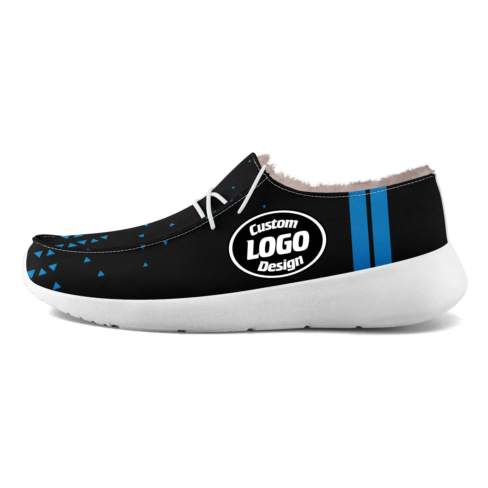 Custom Black Blue Carolina Shoes Personalized Sneaker FN042-D020279-5