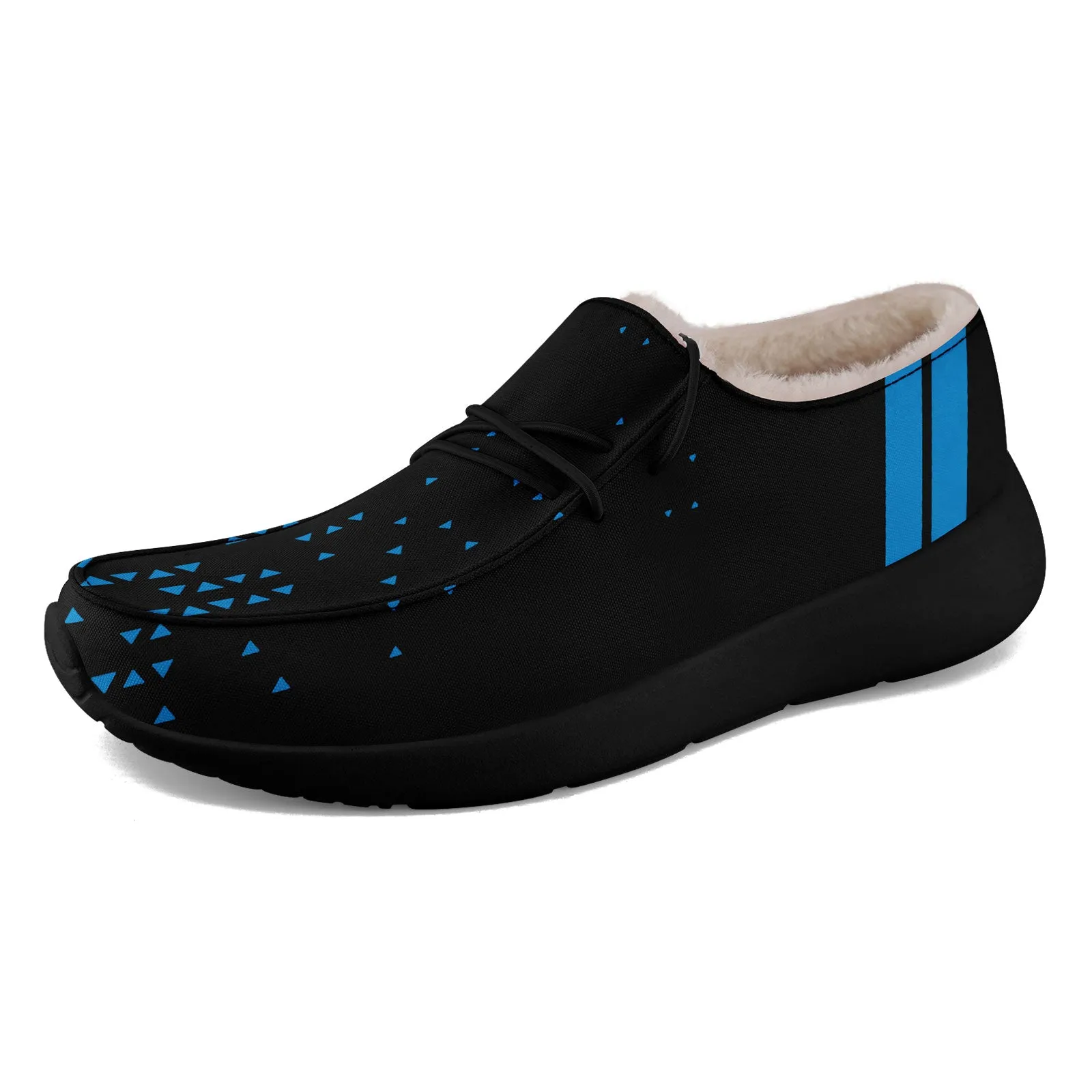 Custom Black Blue Carolina Shoes Personalized Sneaker FN042-D020279-5