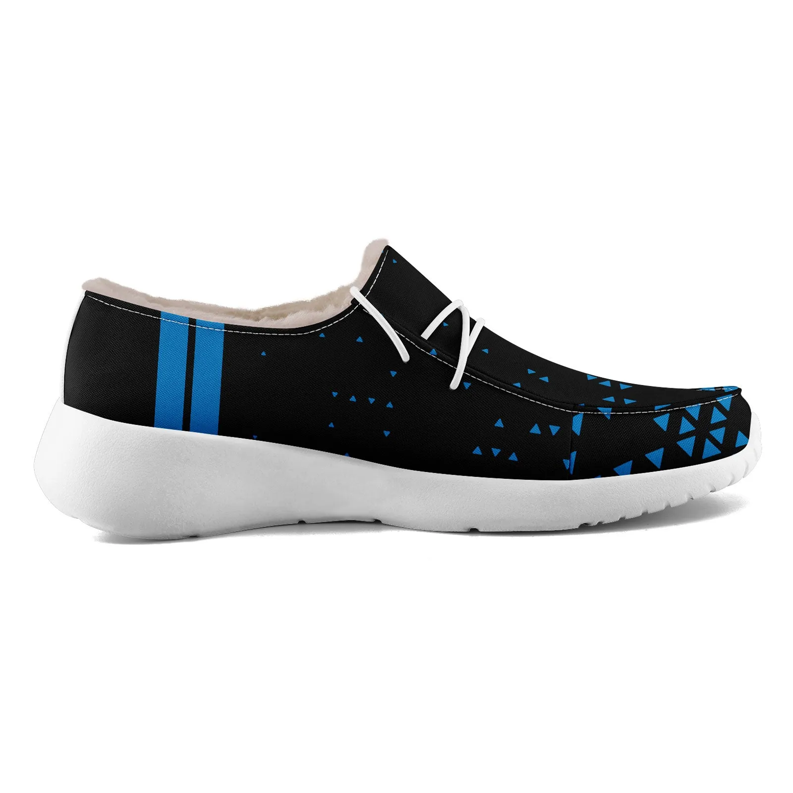 Custom Black Blue Carolina Shoes Personalized Sneaker FN042-D020279-5