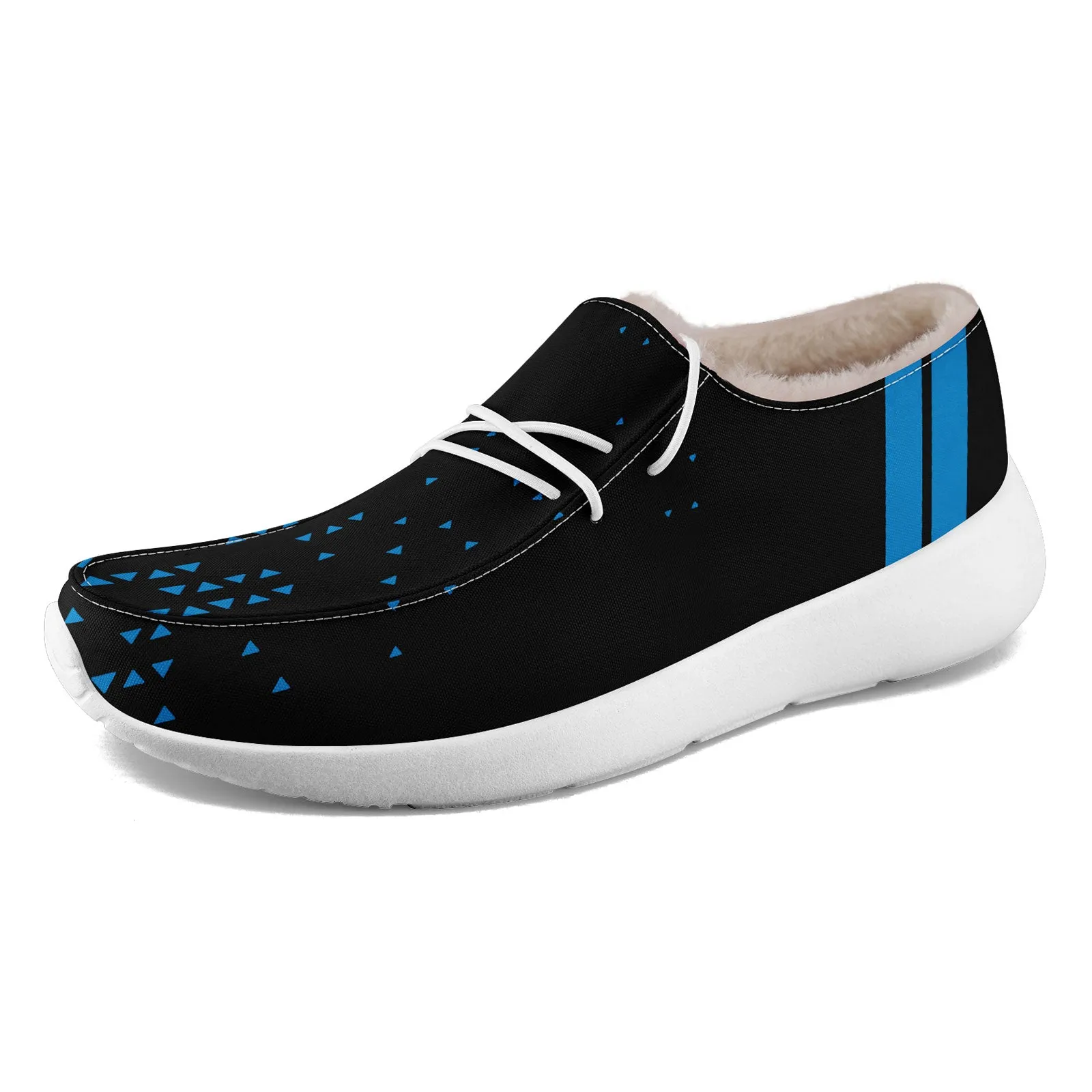 Custom Black Blue Carolina Shoes Personalized Sneaker FN042-D020279-5