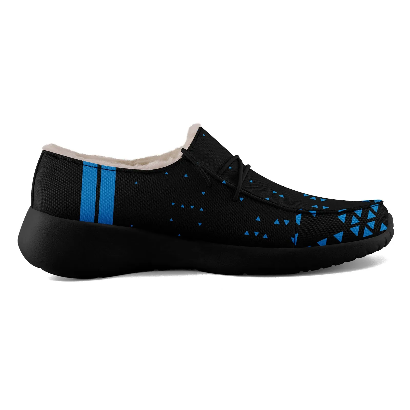 Custom Black Blue Carolina Shoes Personalized Sneaker FN042-D020279-5