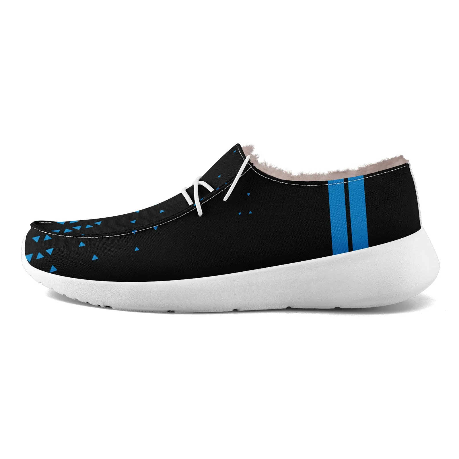 Custom Black Blue Carolina Shoes Personalized Sneaker FN042-D020279-5