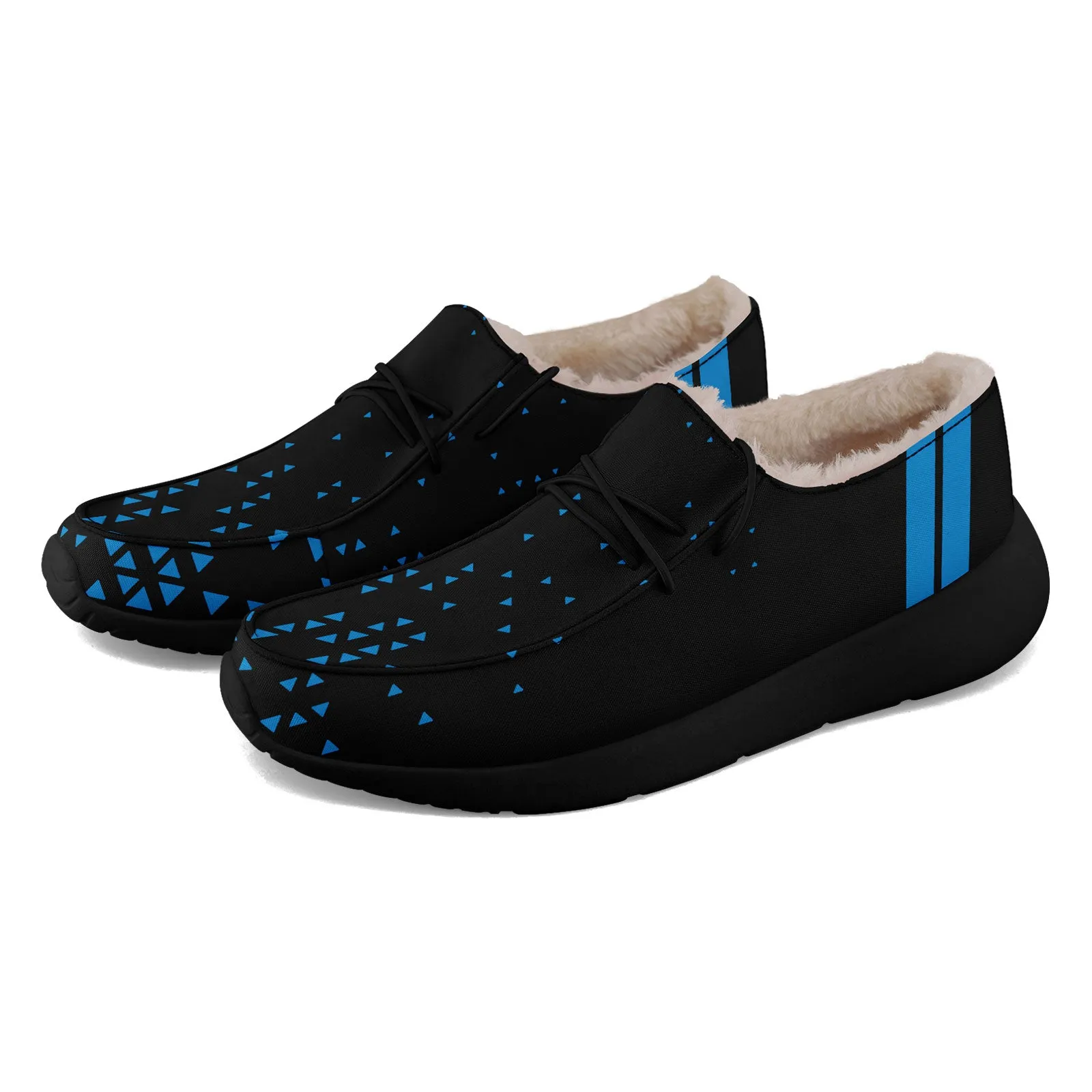 Custom Black Blue Carolina Shoes Personalized Sneaker FN042-D020279-5