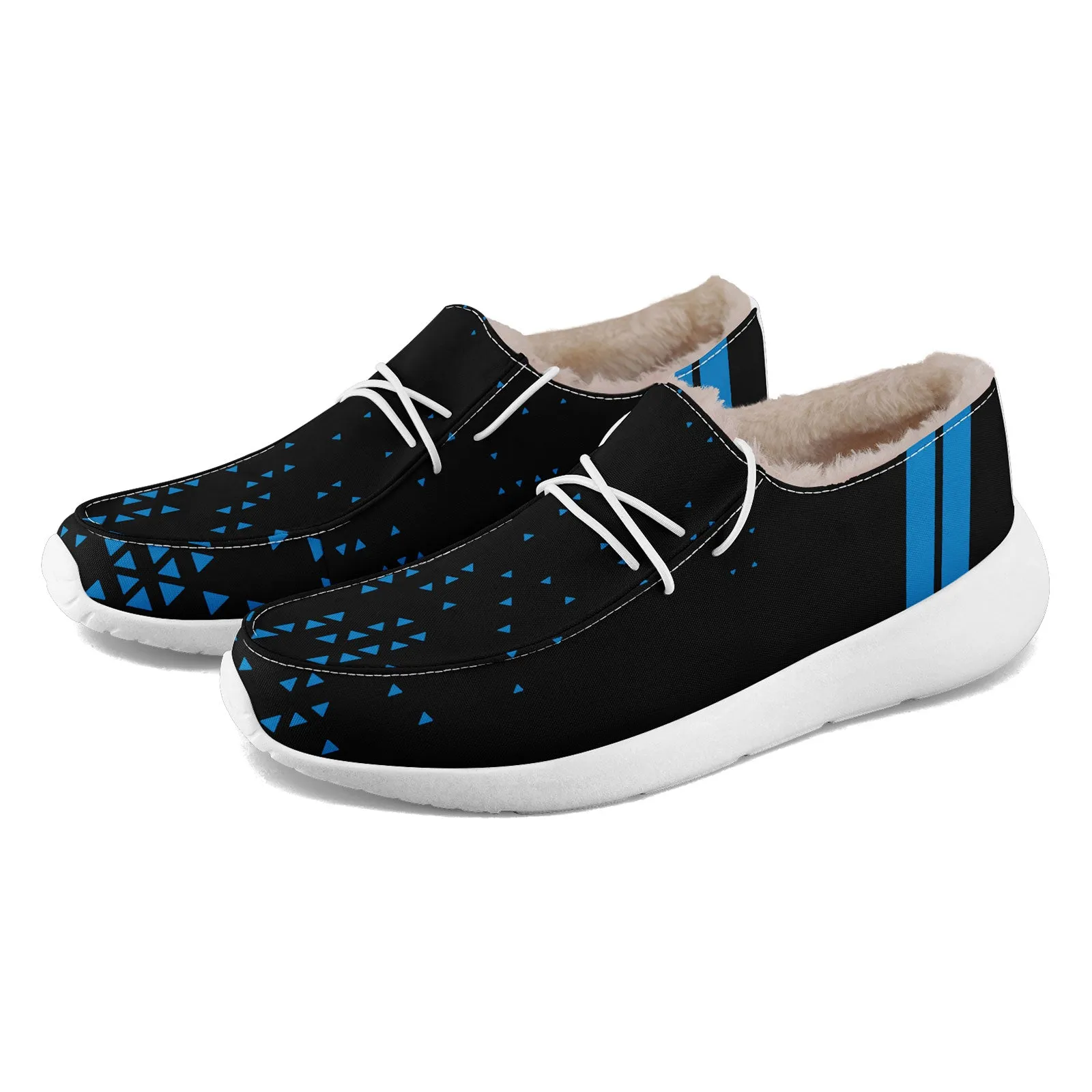 Custom Black Blue Carolina Shoes Personalized Sneaker FN042-D020279-5