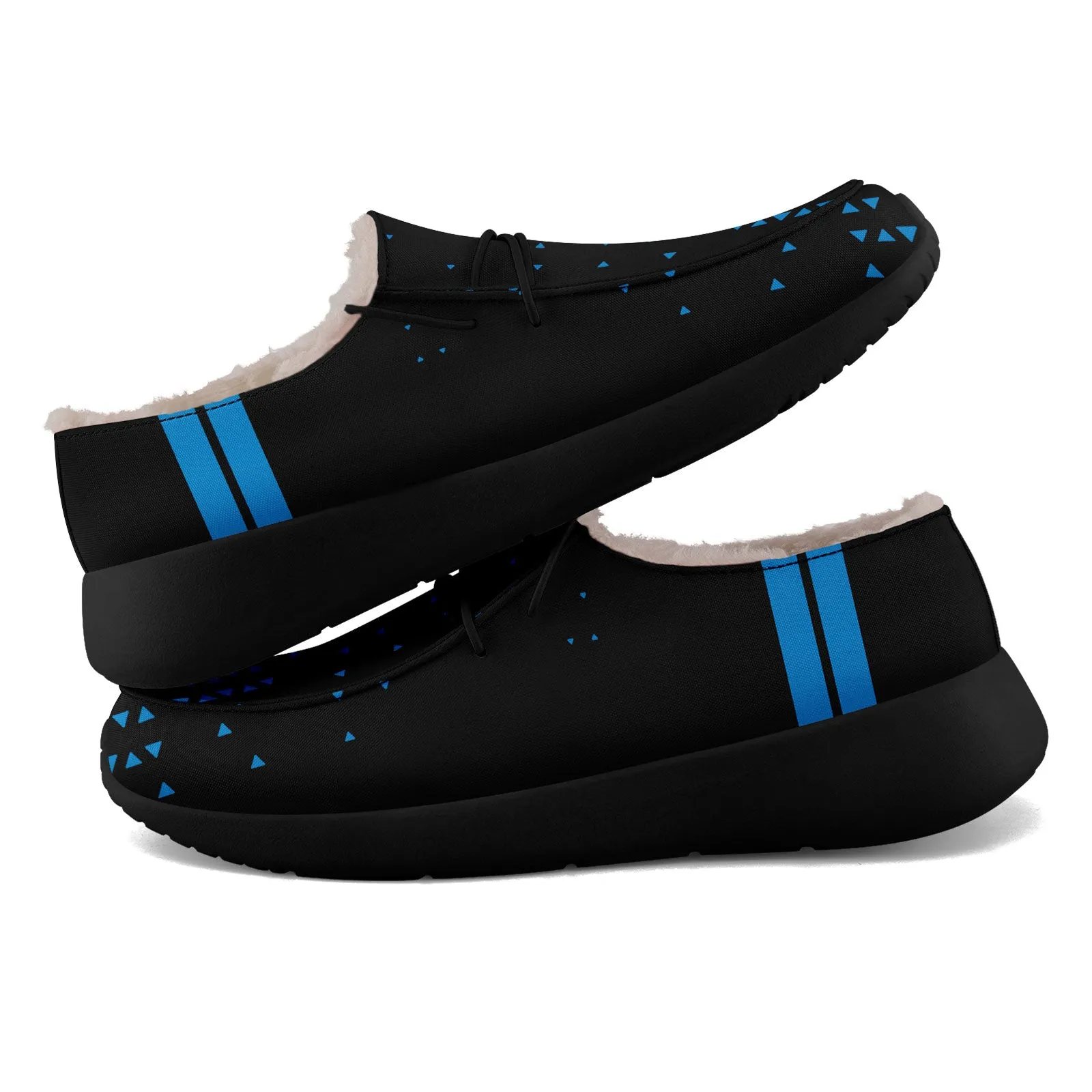 Custom Black Blue Carolina Shoes Personalized Sneaker FN042-D020279-5