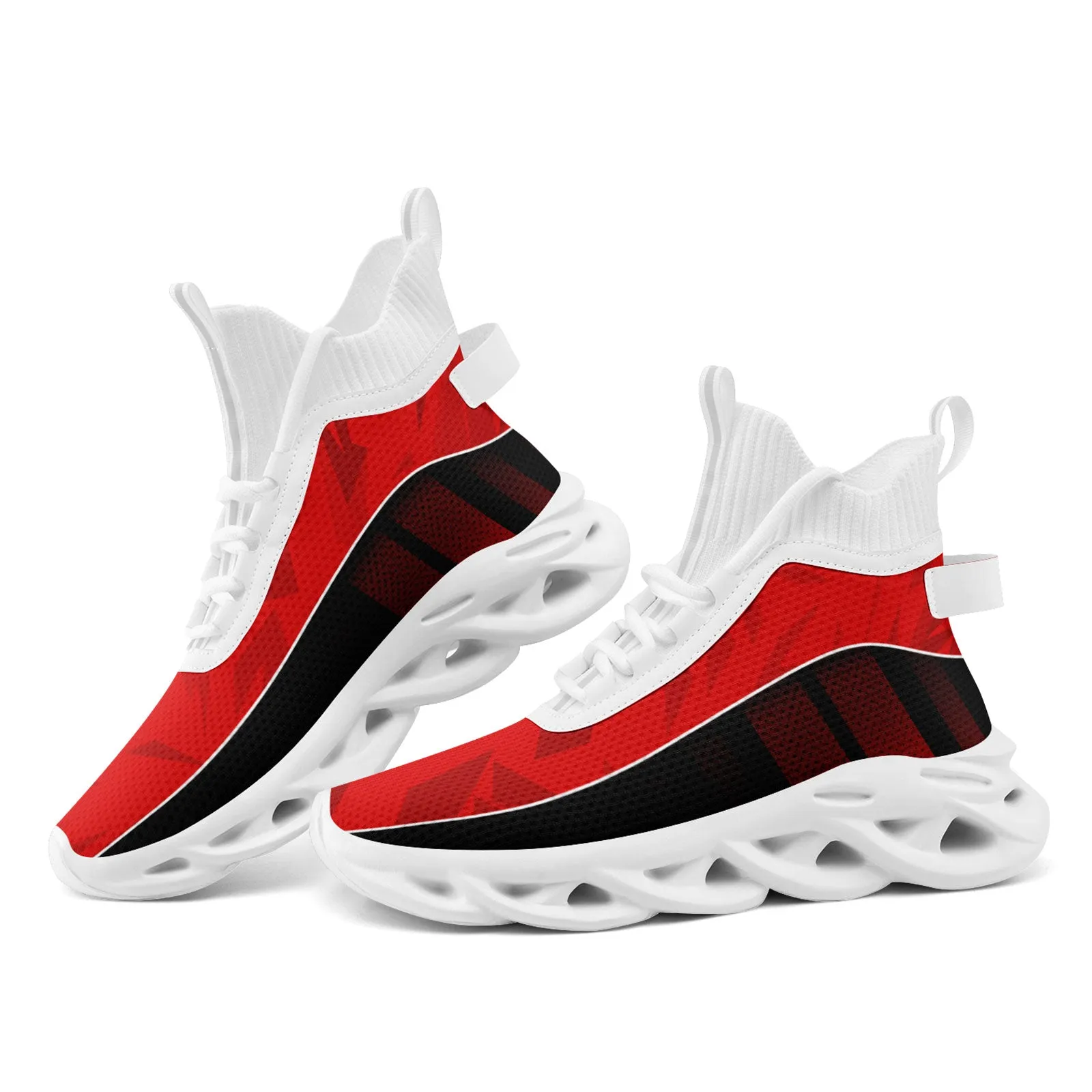 Custom Black Red Maxsoul Shoes Personalized Sneaker FN029A-D020158-2