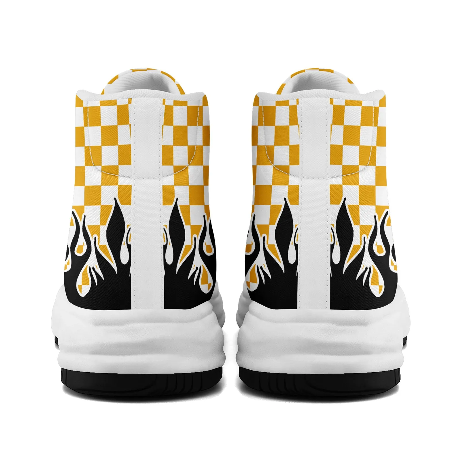 Custom Black Yellow White Pittsburgh Firesoul Shoes Personalized Sneaker FN039-D020272-30