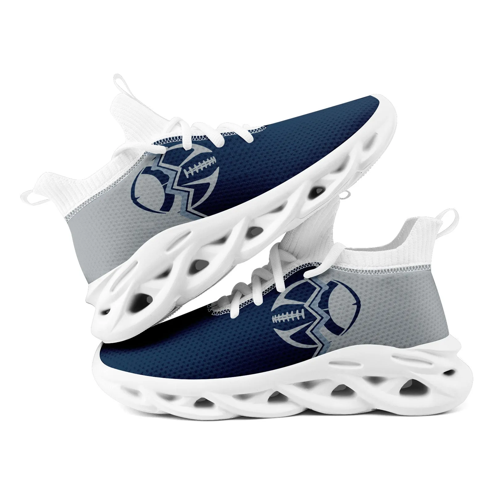 Custom Blue Grey Washington Maxsoul Shoes Personalized Sneaker FN030A-D028017-14