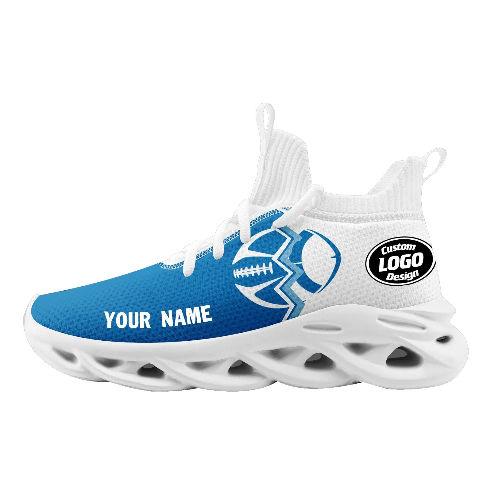 Custom Blue White Michigan Maxsoul Shoes Personalized Sneaker FN030A-D028017-6