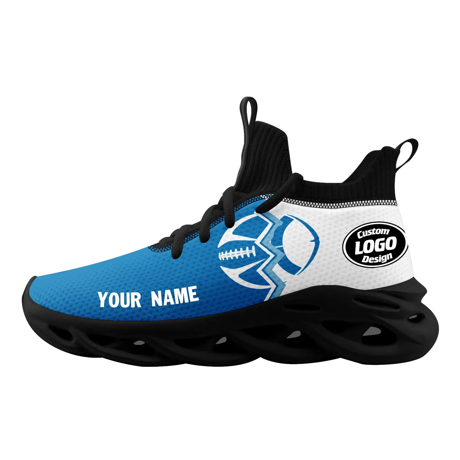 Custom Blue White Michigan Maxsoul Shoes Personalized Sneaker FN030A-D028017-6