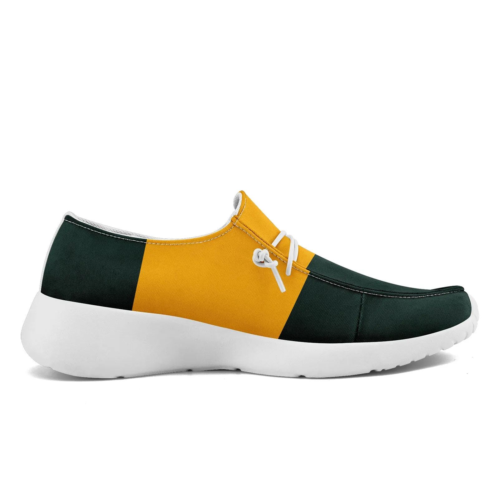 Custom Green Bay Green Yellow Shoes Personalized Sneaker FN018-D020278-13