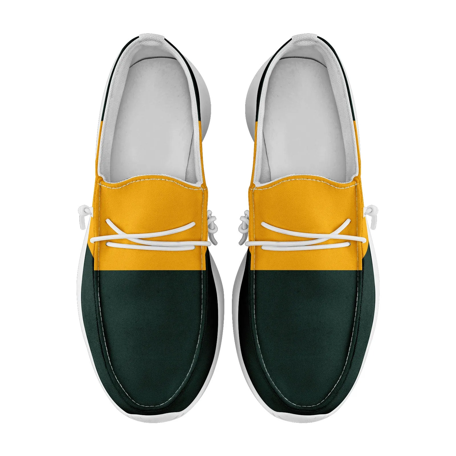 Custom Green Bay Green Yellow Shoes Personalized Sneaker FN018-D020278-13