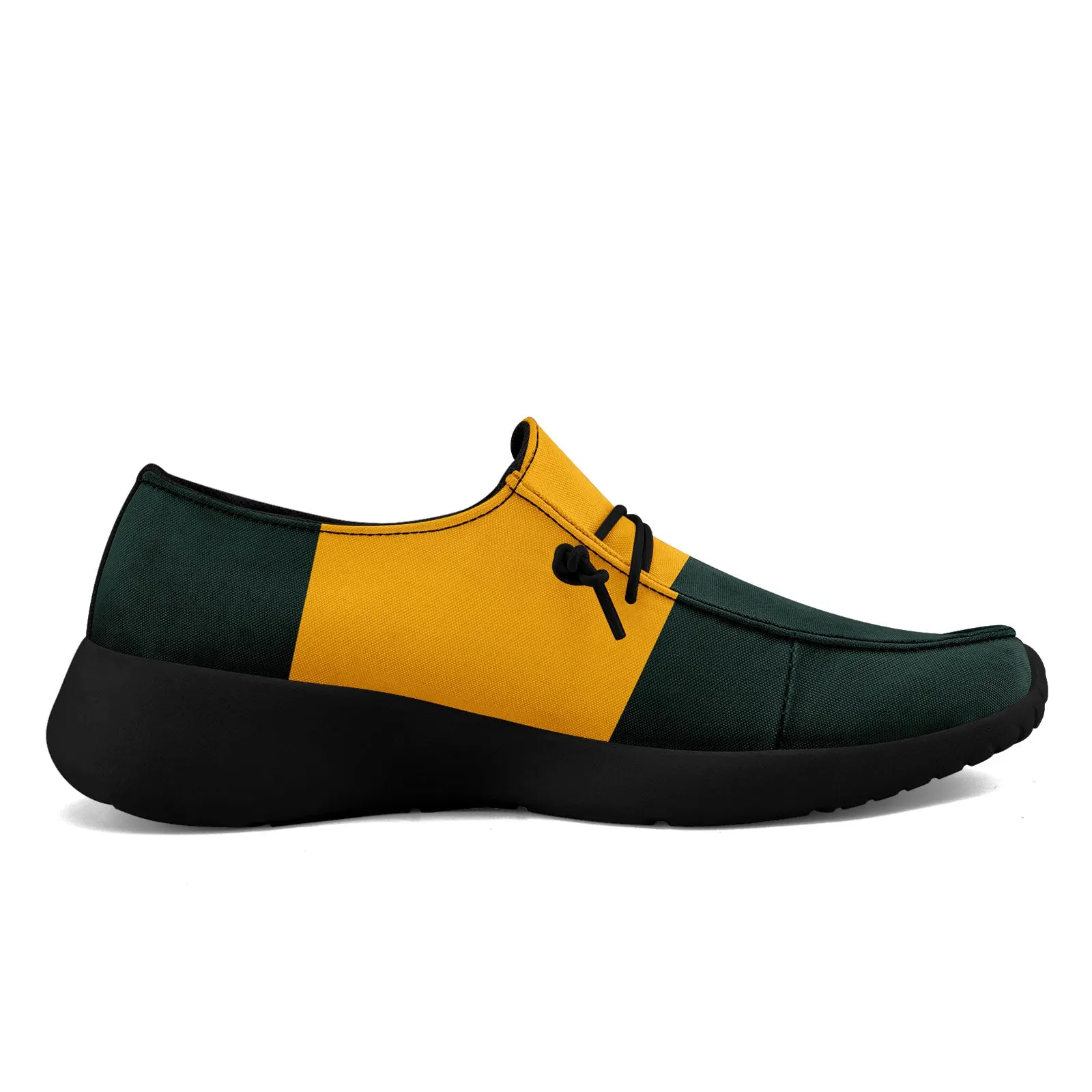 Custom Green Bay Green Yellow Shoes Personalized Sneaker FN018-D020278-13