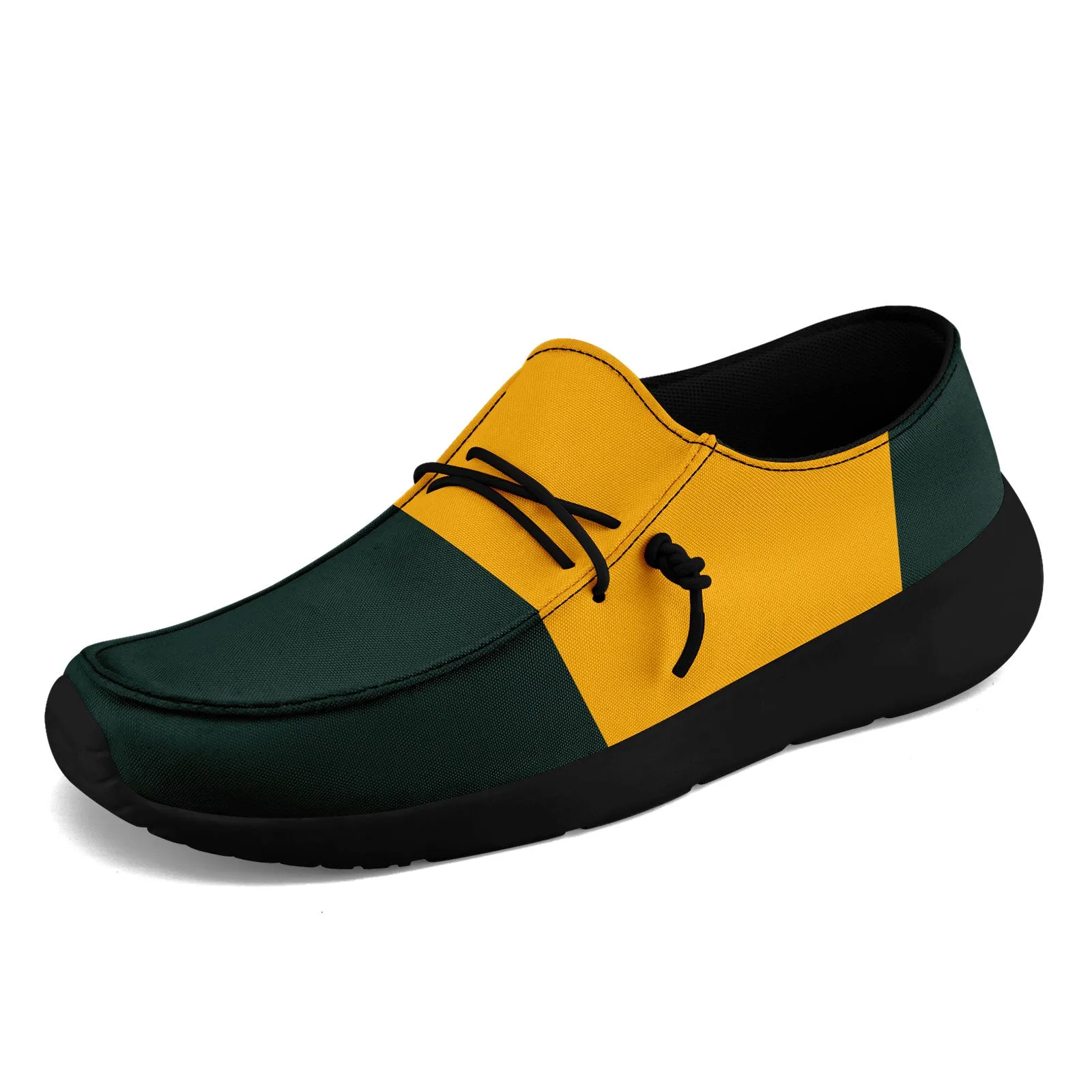 Custom Green Bay Green Yellow Shoes Personalized Sneaker FN018-D020278-13