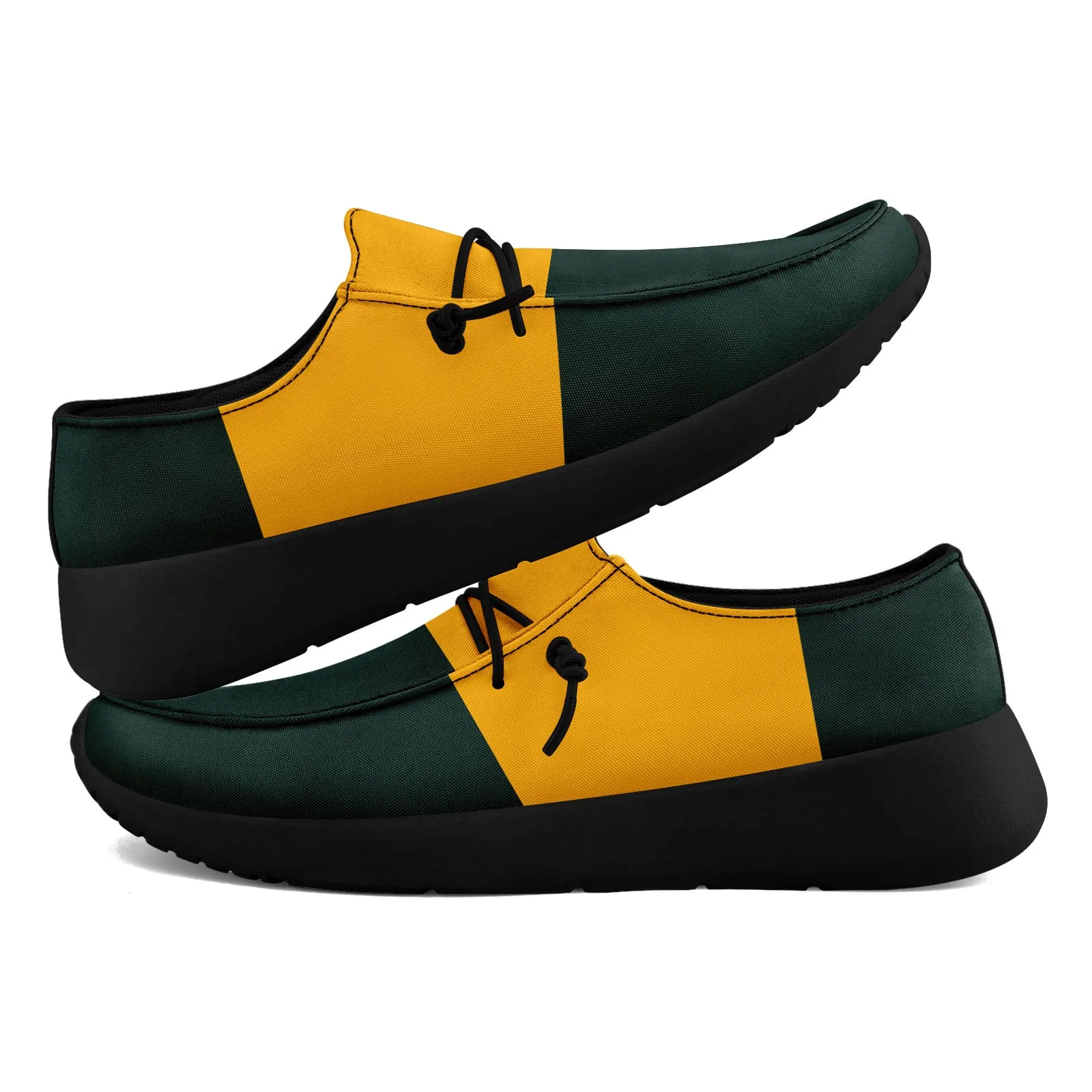 Custom Green Bay Green Yellow Shoes Personalized Sneaker FN018-D020278-13