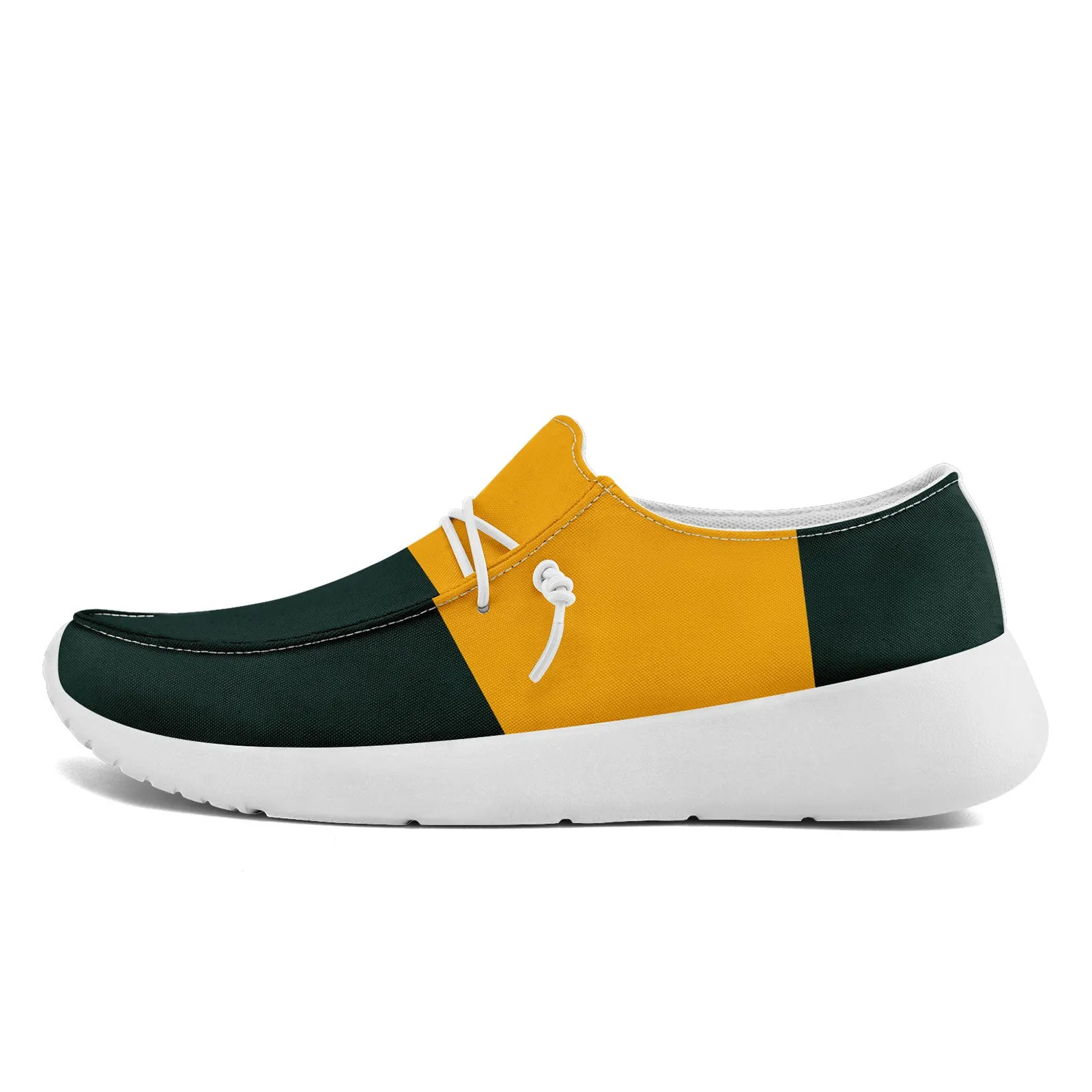 Custom Green Bay Green Yellow Shoes Personalized Sneaker FN018-D020278-13