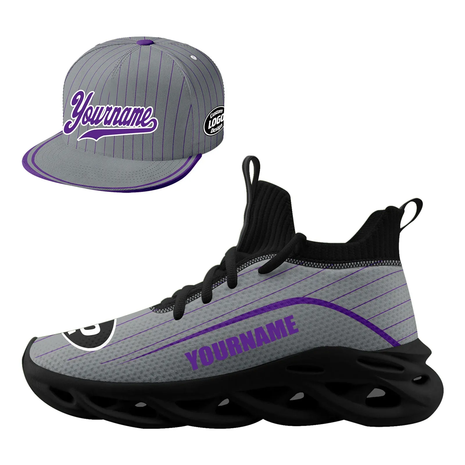 Custom MaxSoul Shoes and Hat Combo Offer Personalized Combo ZH-D020238-15